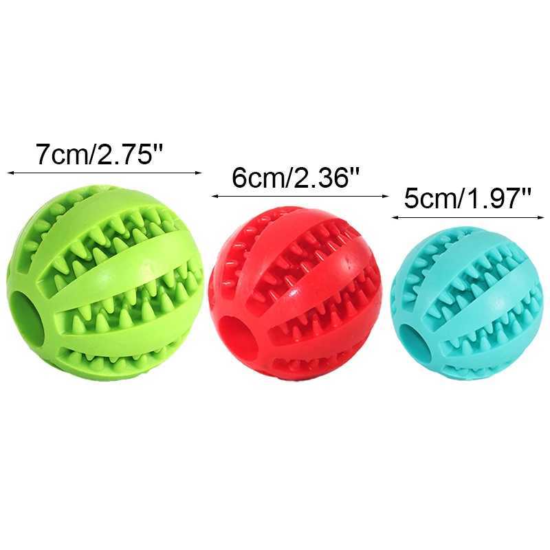 Soft Pet Dog Toys Funny Interactive Elasticity Ball Dog Chew Toy For Dog Tooth Clean Ball Food Extra-tough Rubber Ball Dog X241213