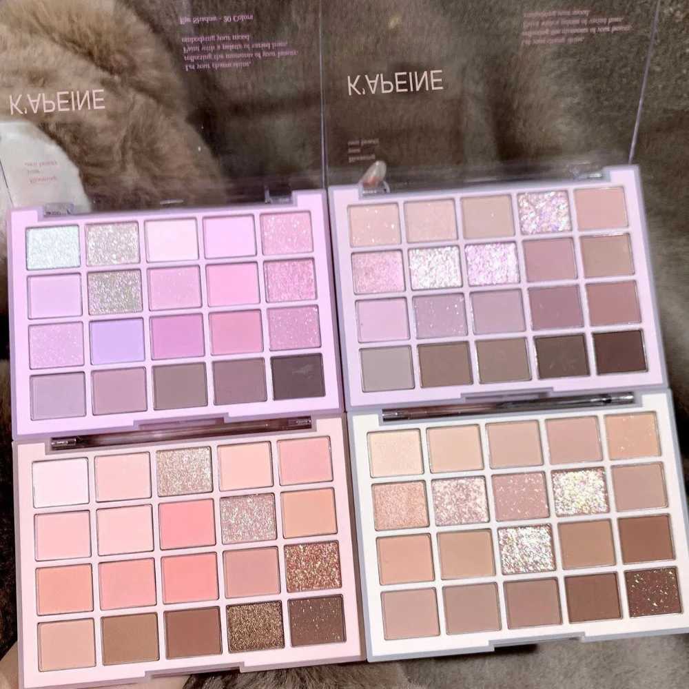 20 color Korean low saturation eye shadow palette purple matte pearl durable waterproof glitter eye shadow eye shadow makeup W241213