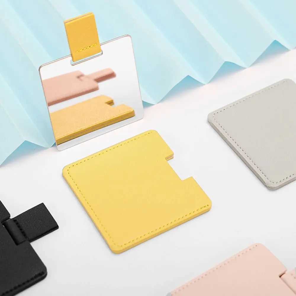 Drop Resistant Women Girls No Broken Beauty Makeup Mirror Compact Pocket Mirror Stainless Steel Mirror Cosmetic MirrorXJ241213