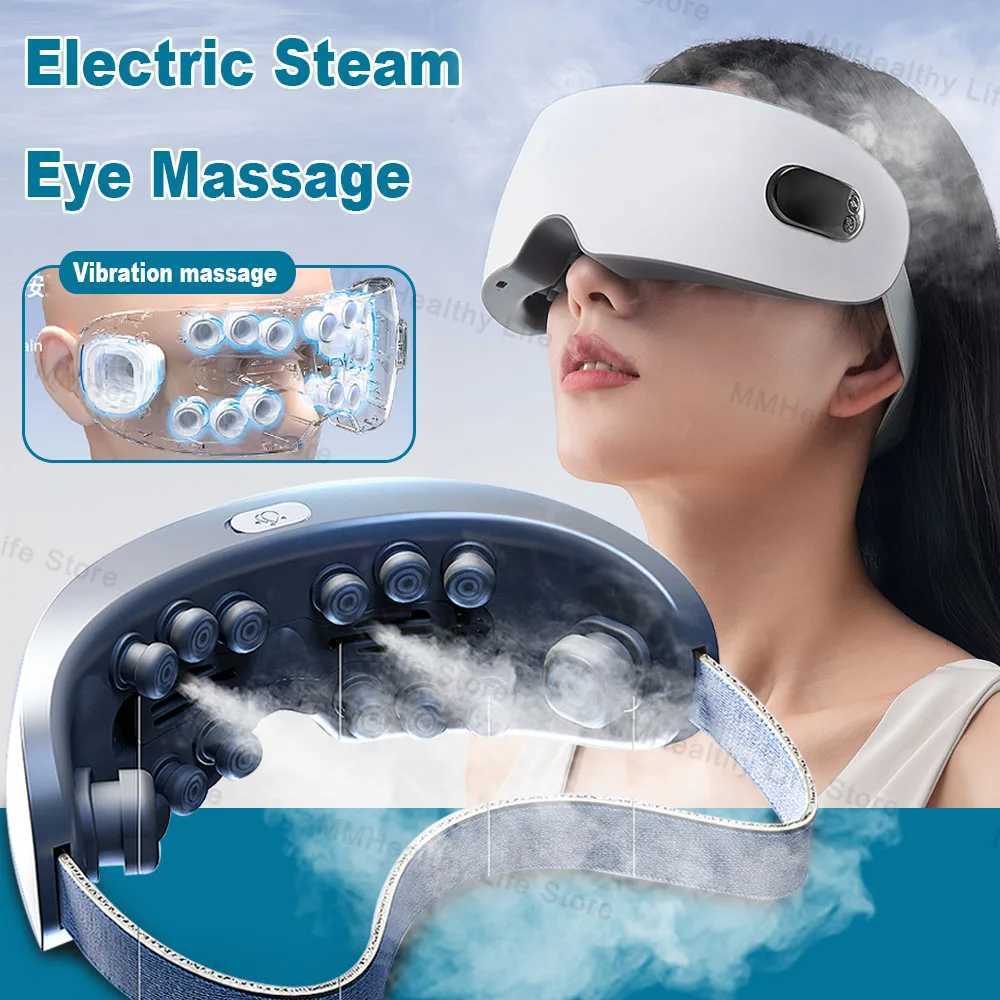 Electric Steam Eye Massager Vibration Atomization Eye Massager Kneading Massage Eyes Bluetooth Relieve Eye Fatigue Massage Relax W241213