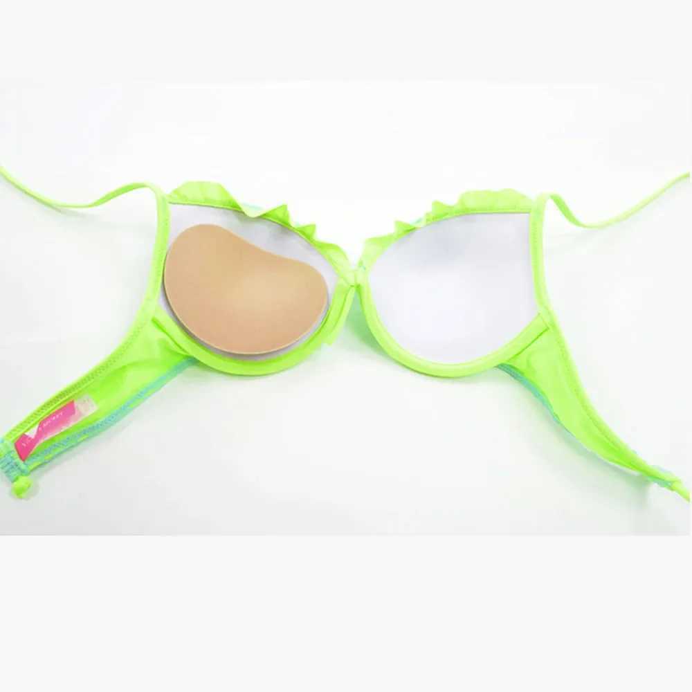 Women 2023 Thicker Breathab Sponge Bra Pad Push Up Padded Bikinis Swimsuit Women Swimwear Bikini Chest Pad Bikini Set bikiniXJ241212