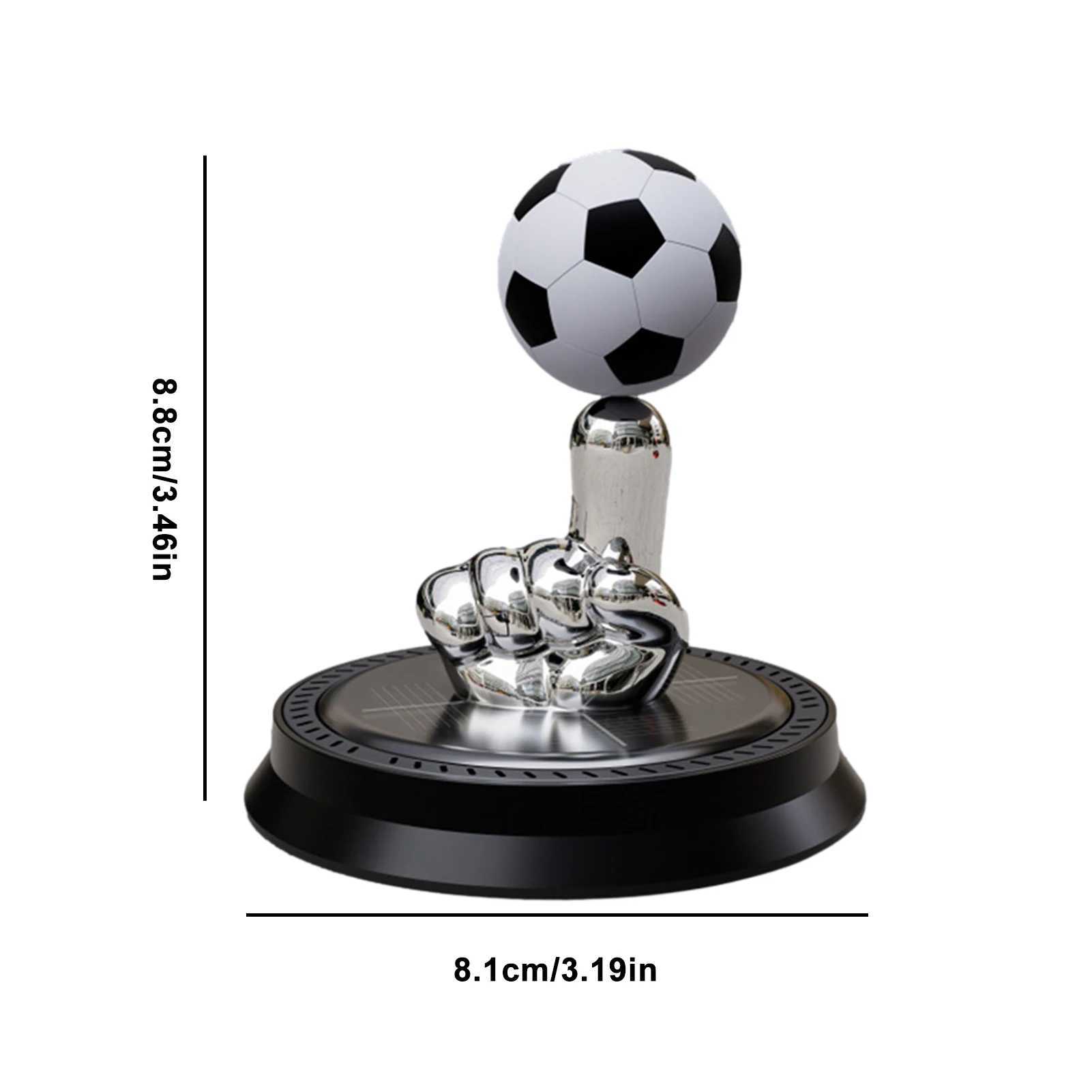Solar Car Fragrance Finger Football Car Air ener Automatic Rotating Floating Ball Auto Interior Home Aroma DiffuserXJ241213