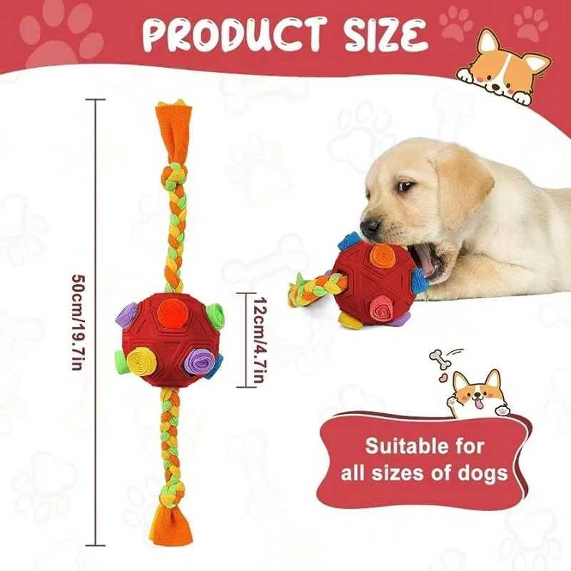 Snuffle Ball Toys Interactive Dog Toys Encourage Natural Foraging Skills Portable Pet Toys Slow Feeding Training Educational Toys X241213