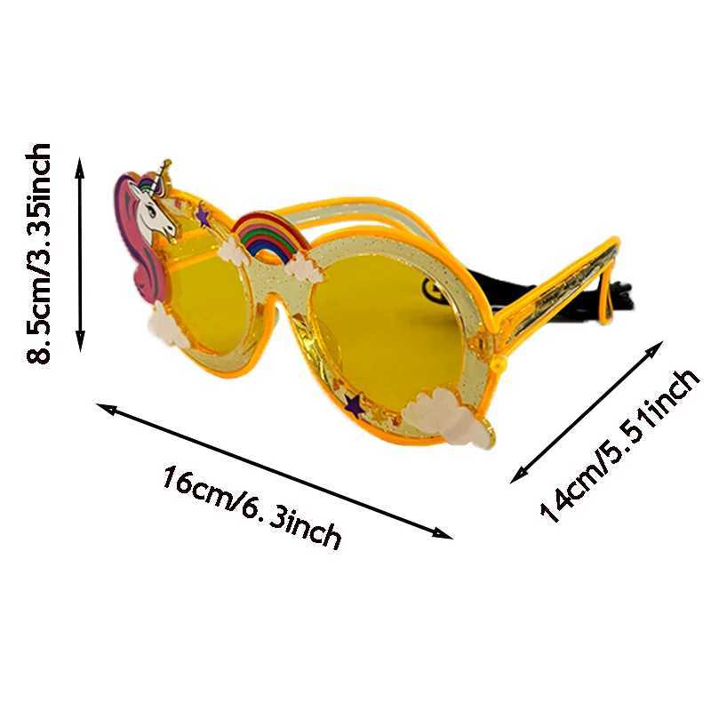 Sunglasses Funny Cute Glasses Boys Girls Kids Birthday Gift Sunglasses Party Decor Glasses For Carnival Rave Night H241213
