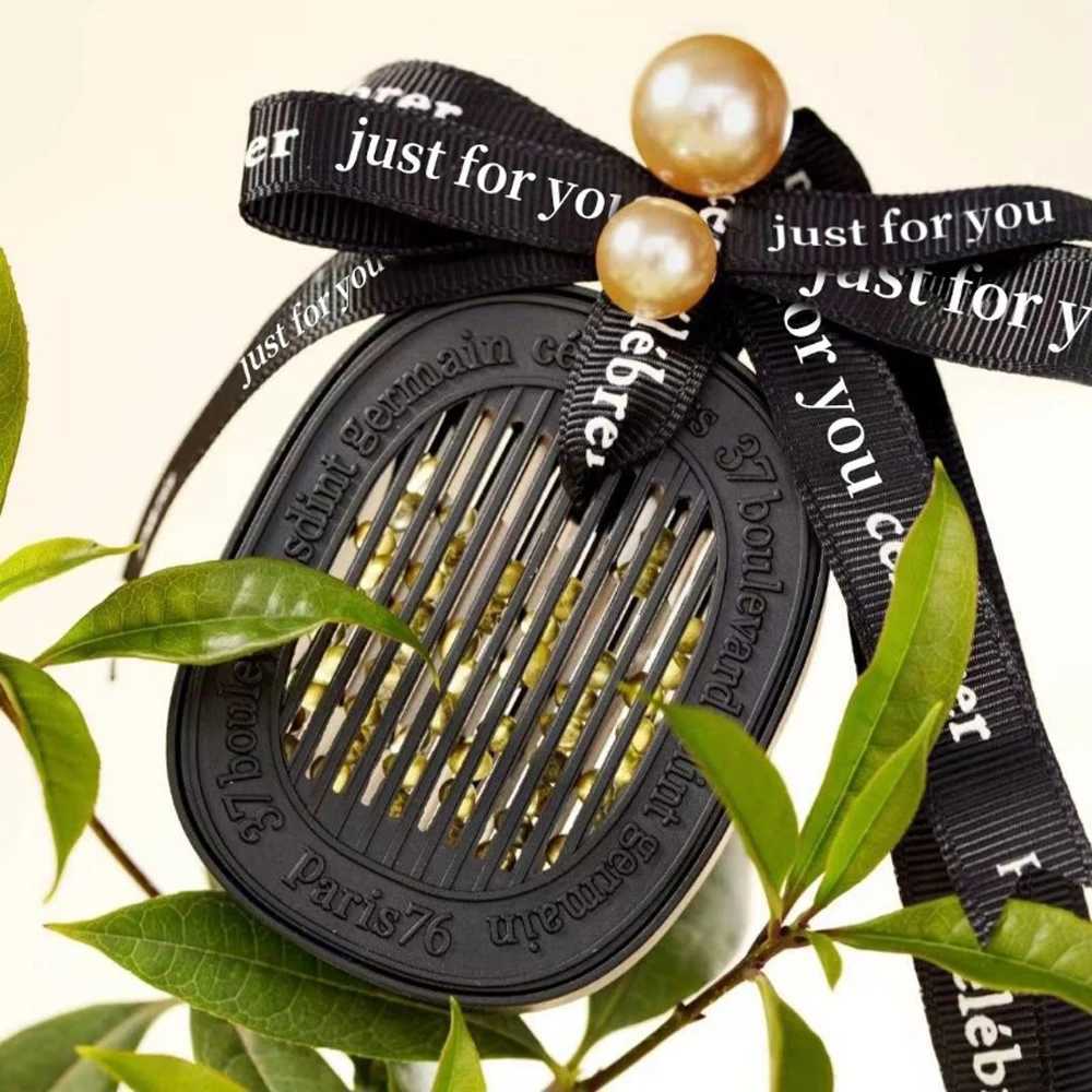 2 Pcs Car Fragrance Diffuser with Engish Lime Basil Pomegranate and Wild Refil - Natural Scented Car Perfume PendantXJ241213