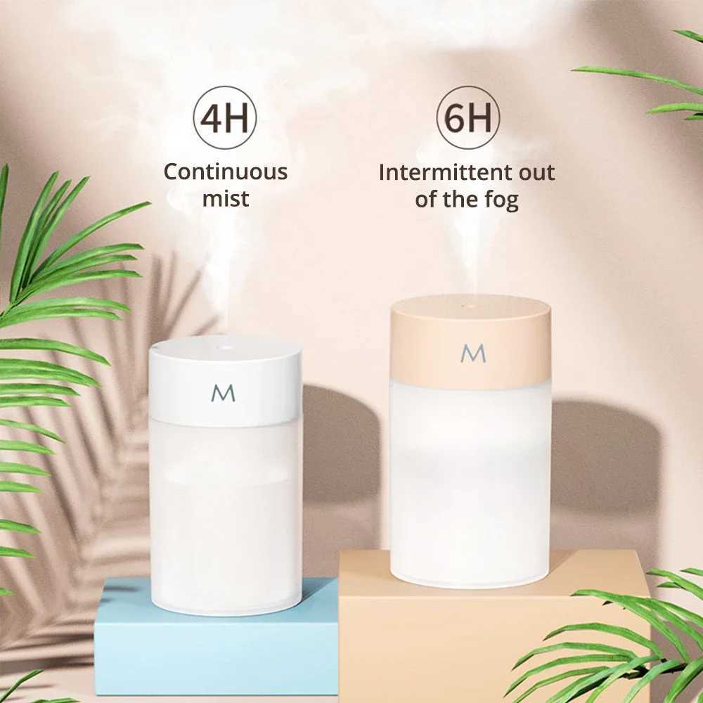 0x134D9AE Portable Smart Humidifier for Home Car Oil USB Aroma Diffuser Mute Diffuser Mane Evaporative HumidifierXJ241213