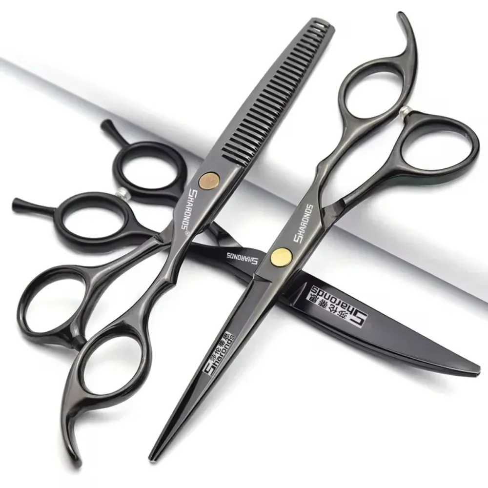 New Arrival SHARONDS Hairdressing Professional Scissors 6 Inch Specialized Hair Shears Barber Specialized Clippers Hair Cutting Tools Z241213