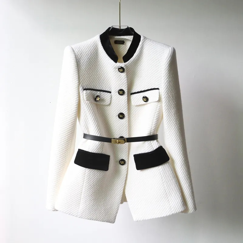 Women Blazer New Autumn Long Sleeve Casual Single-Breasted Elegant Office Waist Ladies Suit Coat Tops Female Outerwear