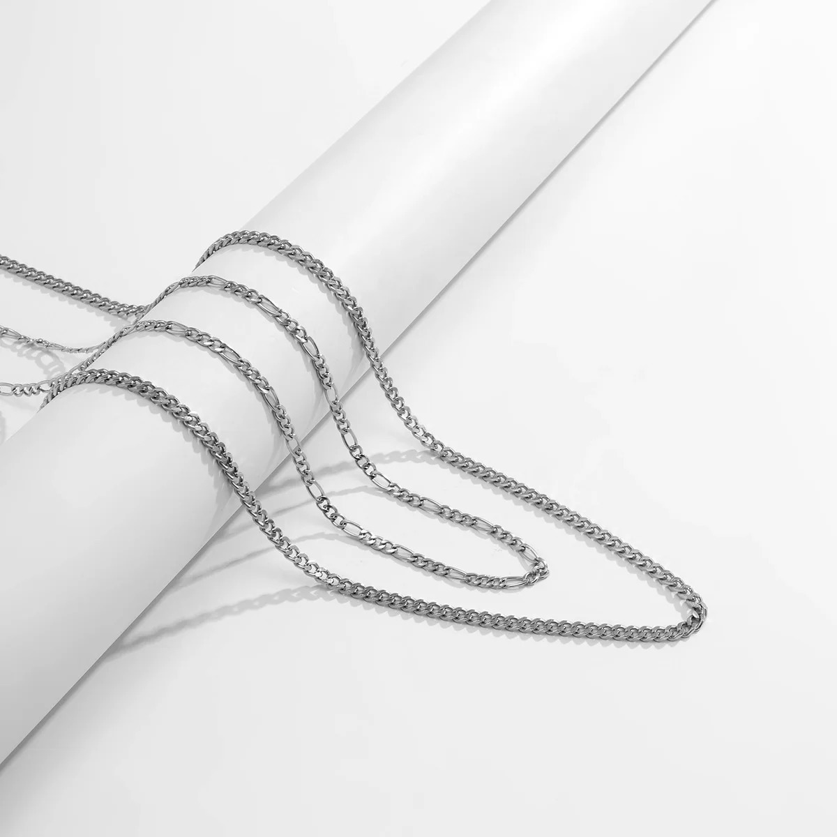 Man Simple DoubleLayer Metal Line Waist Chain Abdominal Muscles Body Jewelry Stainless Steel Punk 241213