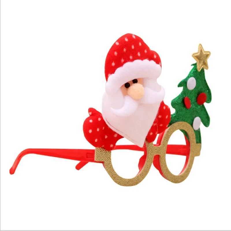 Sunglasses Christmas Ornaments Creative Christmas Items Party Glasses Frame Decoration DIY New Year Xmas Decoration Glasses Gift for Kids H241213