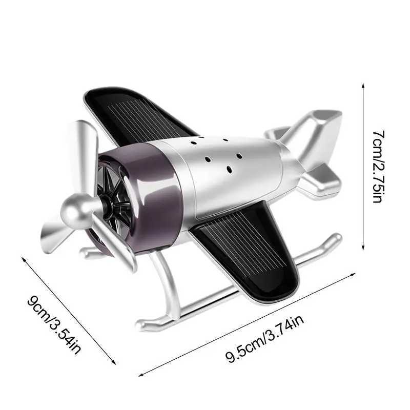 Car Perfume Diffuser Oil Diffuser Car Diffusers Solar Powered Fragrance Oil Diffuser Automotive Air eners Propeller PlaneXJ241213
