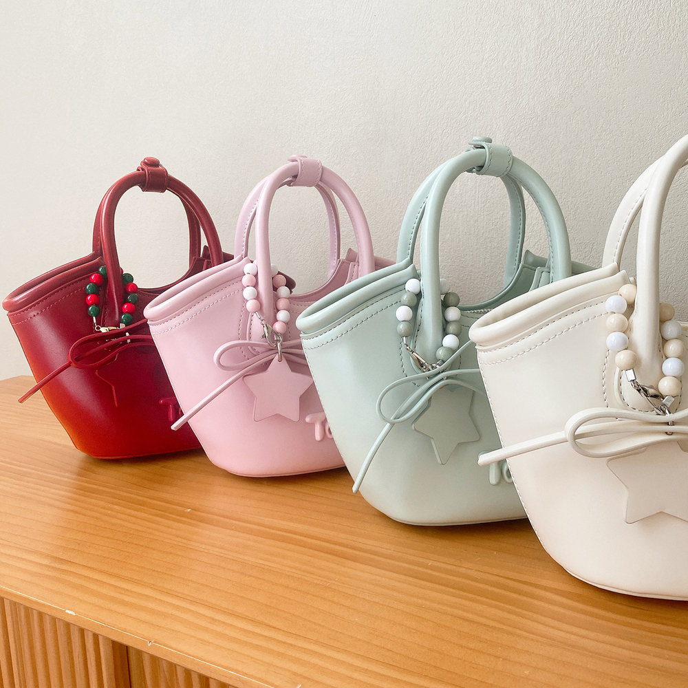 TOUTOU Original Love Decoration Vegetable Basket Cute Summer New Tote Texture Mother Bag