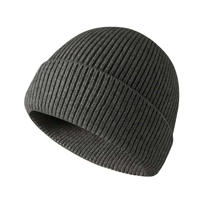Warm Winter Hat Skull Caps For Men Women Soft Thermal Knit Beanie Hat Thick Cuffed Beanies Male Outdoor Windproof Snow Ski CapXJ241213