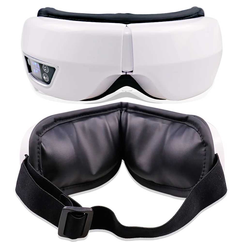 6D Intelligent Vibrating Eye Massager Hot Air Bag Compression Bluetooth Music Eye Massager Sleep facial mask Relax Eye Care Instrument W241213