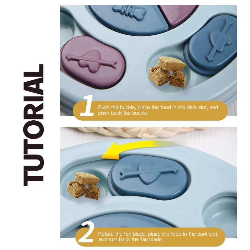 Pet toys cats and dogs relieve boredom feeding board slow food bowl interactive brain training feeding equipment hidden X241213