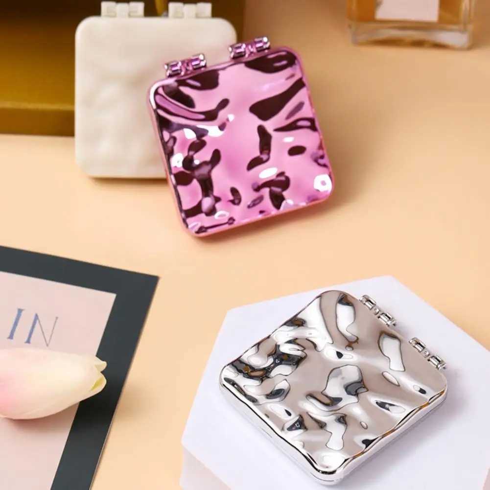 Small Mirror Practical Polished Rounded Edges Lady Double-sided Makeup Pocket Mirror Trip Supply Pocket Mirror Makeup MirrorXJ241213