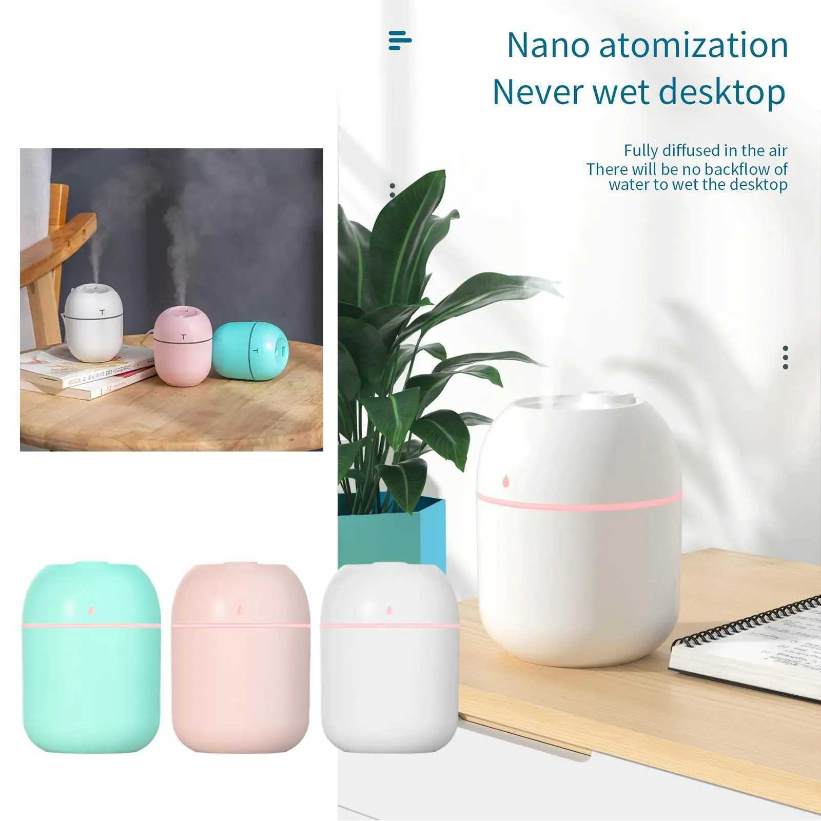 USB Aroma Diffuser Humidifier Sprayer Portable Home Appliance 220ml Electric Humidifier Desktop Home Fragrance Perfumes DiffuserXJ241213