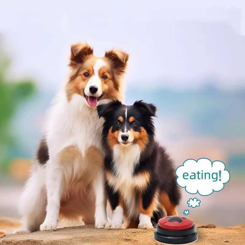 4/8/10 dog training buttons can record pet communication toy dogs can speak cute paw printing patterns dog accessories X2412131