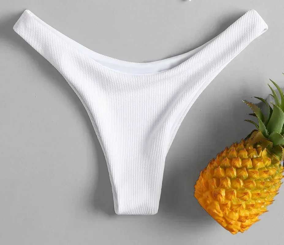 Sexy Swimwear ic Cut Bottoms Women Bris Bikini Bottom Brazilian Thong Swimsuit Short Swim Trunks BiquiniXJ241212