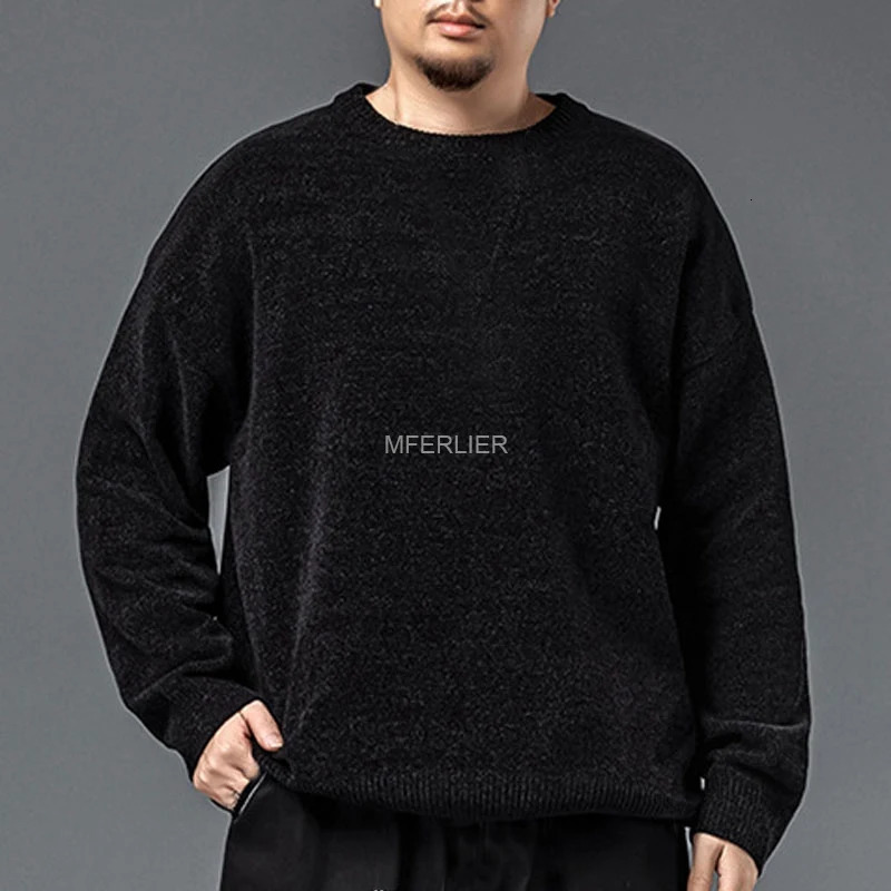 Autumn Winter Sweater Oversize Men 7XL 6XL 5XL 140kg Large Size Loose 241213