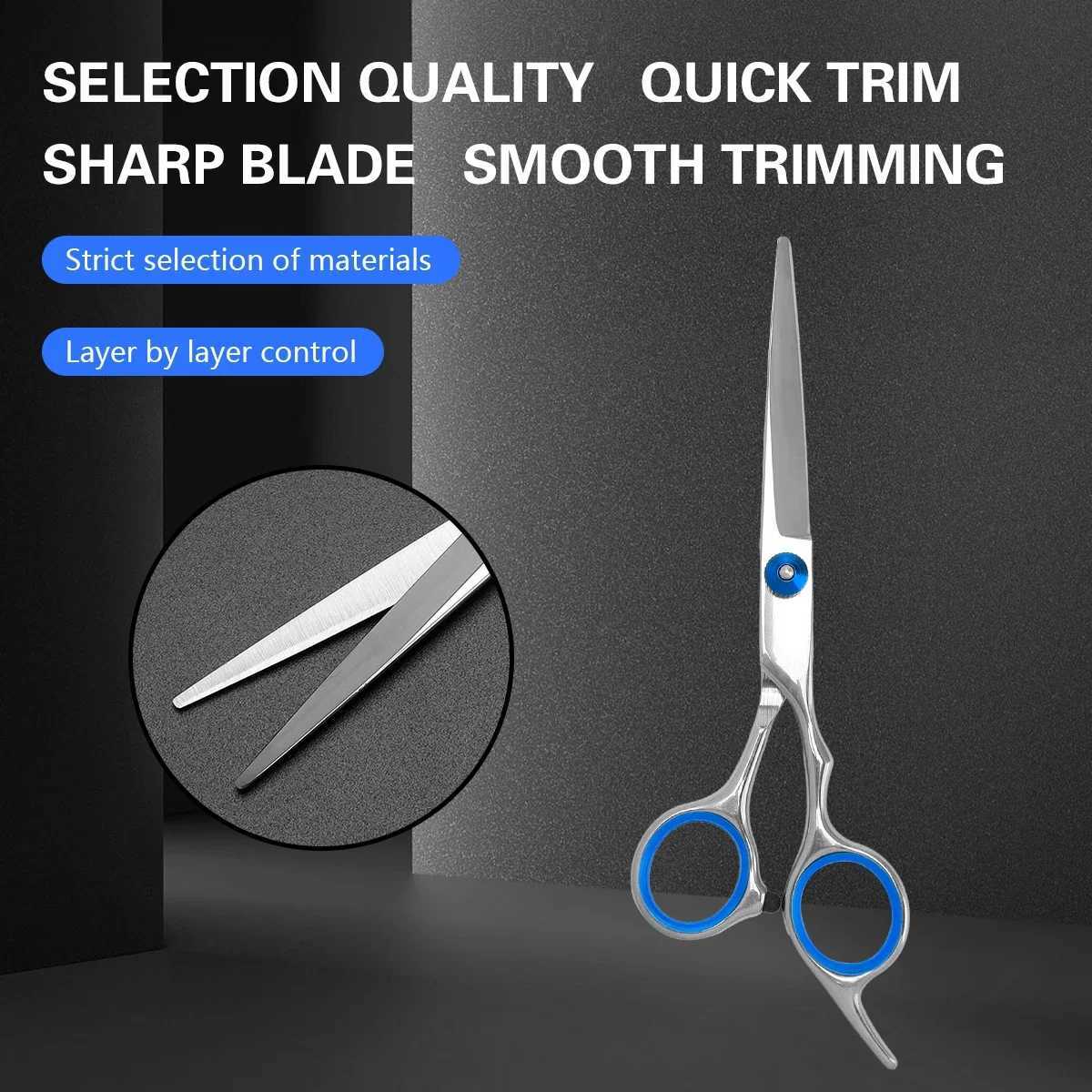 New Arrival Professional stainless steel clipper for thinning hair 6-inch hair trimming tool Z241213