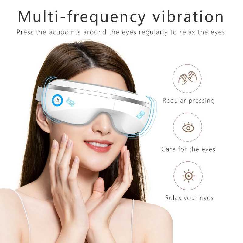 Convenient eye protection device vibrating eye massager music charging hot compression eye massager home use W241213