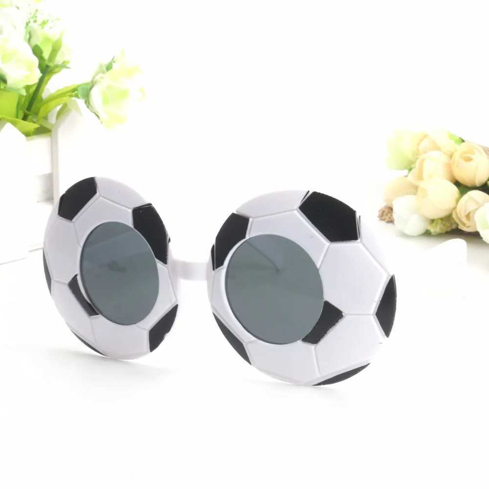 Sunglasses soccer glasseFootball funny glasses gift personality black and white World Cup funny props cute toys cheerleading party supplies H241213