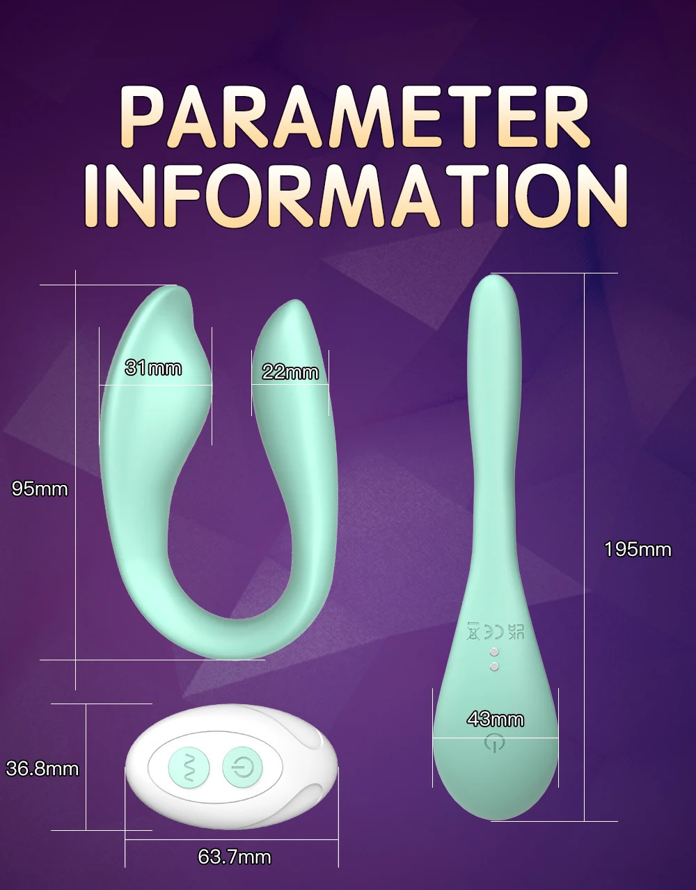 Wireless Remote Control Dildo Vibrator Dual Motors U Shape Vibrators Clitoris Stimulator Wearable Sex Toys for Women Couples 241213