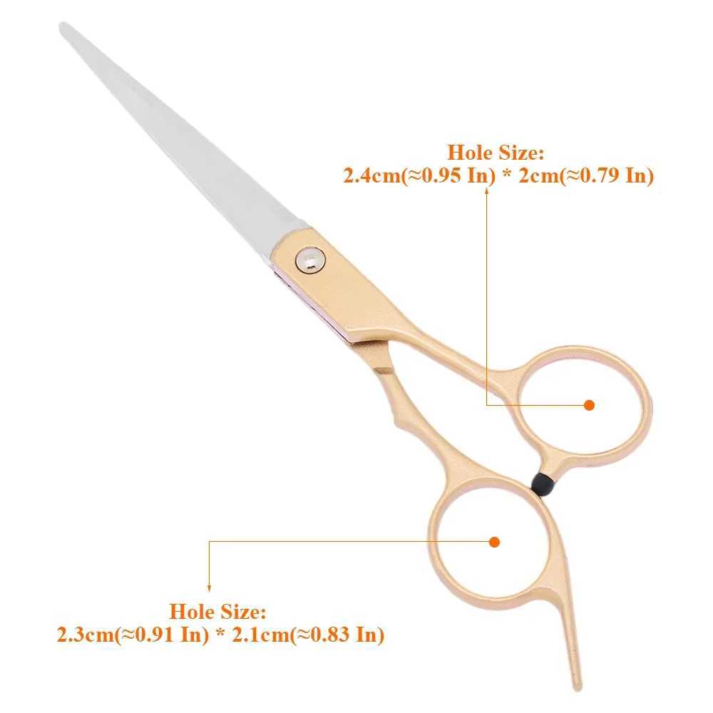 New Arrival Professional Hair Scissors 6.0 Cutting Shears Barber Salon Household Hair Cutting Scissors Stainless Steel Hair Shears A0189A Z241213