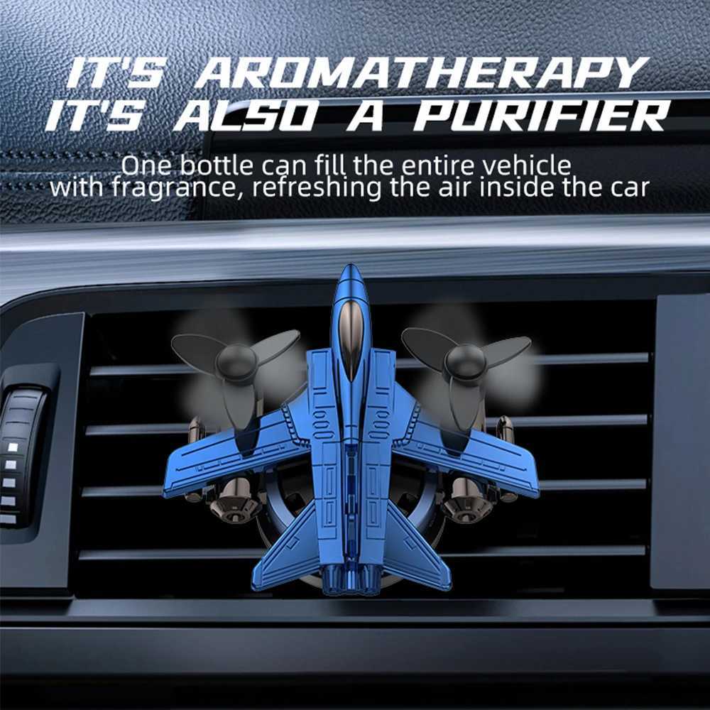 Car Air ener Automatic Rotation Car Air Outlet Fragrance Camouflage Heliter Essential Oil Diffuser OrnamentsXJ241213