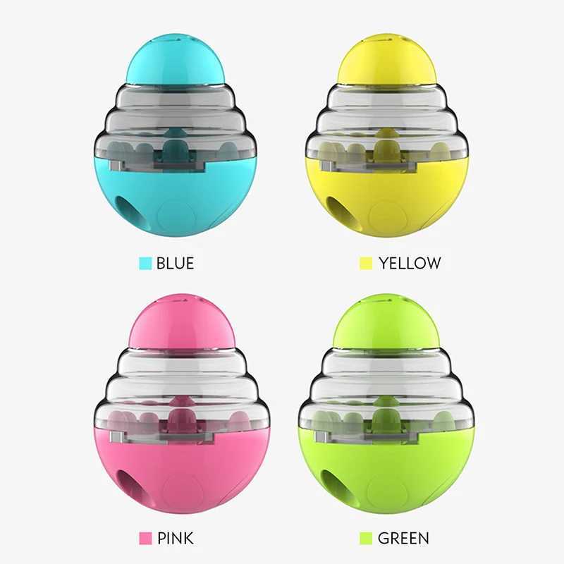 Customized hot selling pet toy drum slow food feeder dog interactive puzzle therapy interactive leak food ball toy X241213