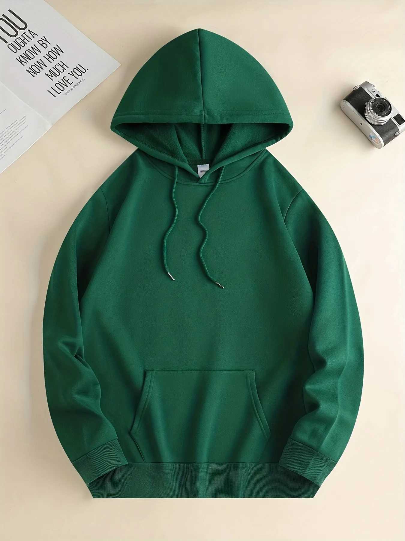 Loose and comfortable mens fashionable hooded sweatshirt with printed pattern for autumn and winter casual sports shirt long sleeved S-3XL W241213