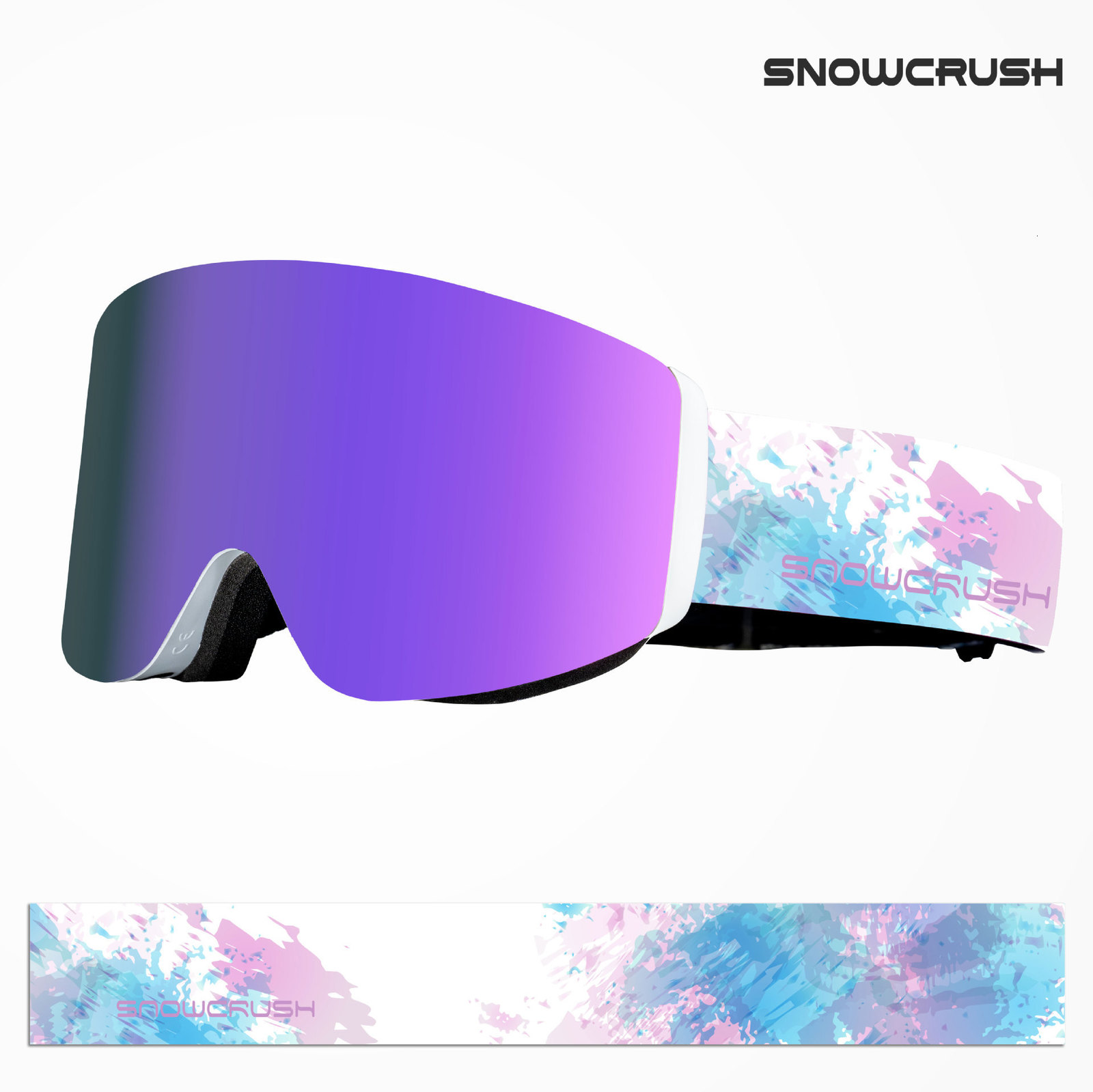 LOCLE OTG Ski Goggle Snowboard Mask For Men Women Ski Eyewear Anti-fog Cylindrical UV400 Motorcycle Snowmobile Glasses Adult 240923