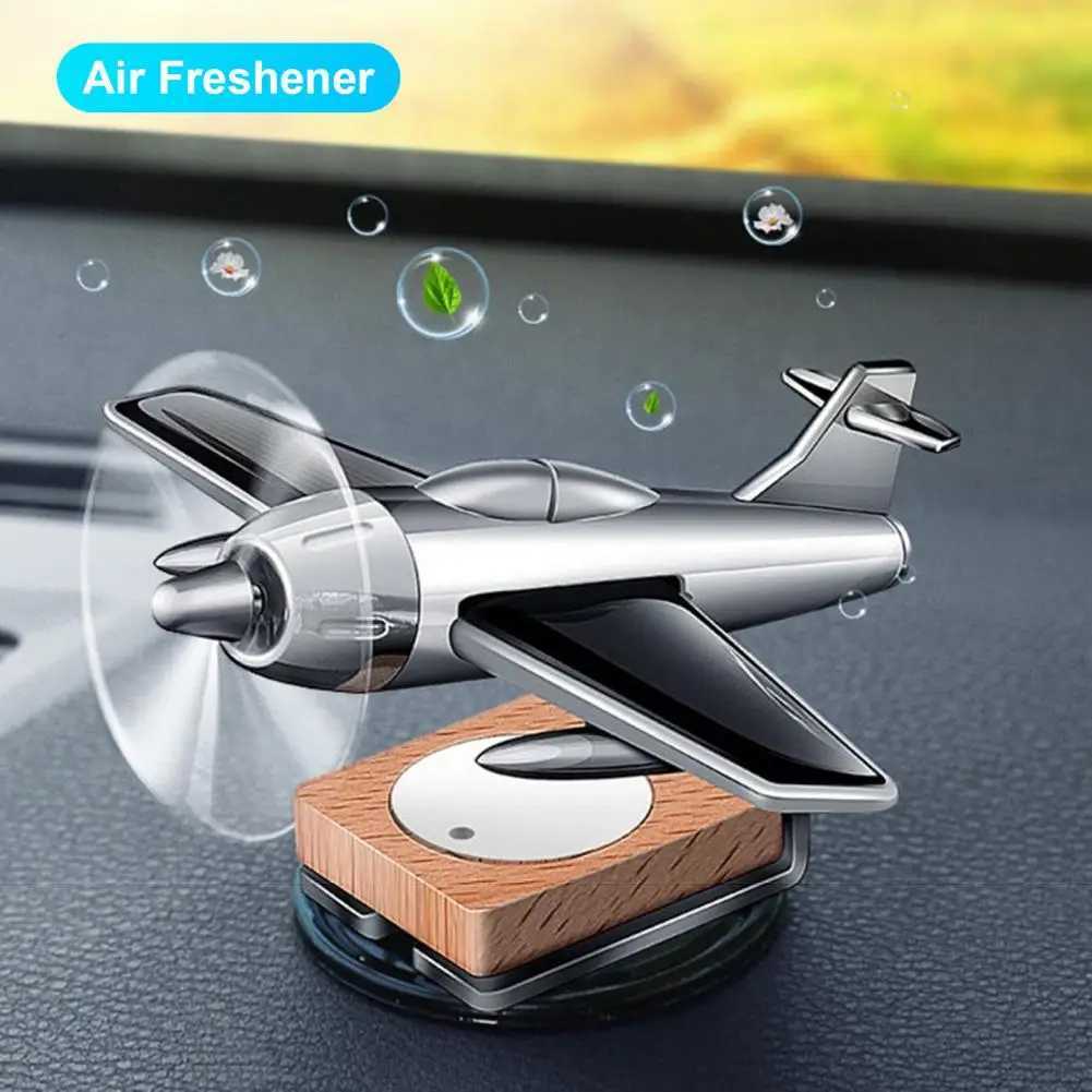 Novelty Car Fragrance Wide Range Interior Ornament Aroma Diffuser Solar Airplane Model Car PerfumeXJ241213