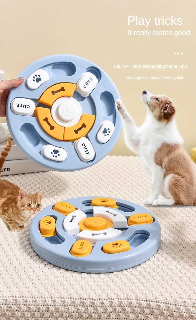 Puzzle toys for puppies and dog drawers to relieve boredom with sliding push food storage training Olfactory Intelligence X241213