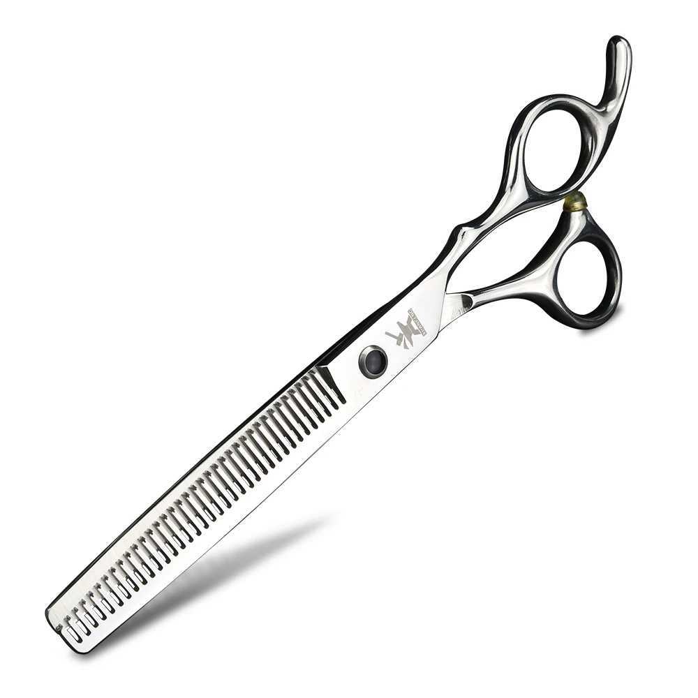 New Arrival Silver 7-inch cutting scissors for thinning and bending professional hair clippers for hairdressers Z241213