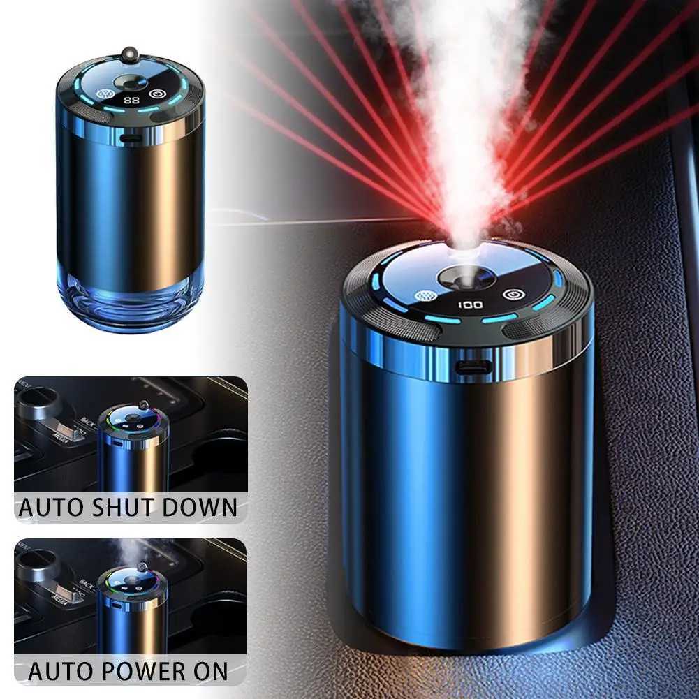 Car Aroma Diffuser With LED Starry Ambient Light 50ml Cologne Perfume Car Air ener Flavoring For Cars Fragrance DiffusersXJ241213