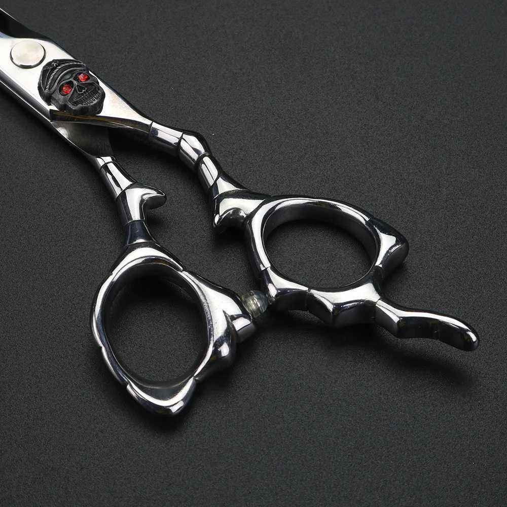 New Arrival XUANFENG 6 inch skull hairdresser scissors hair salon styling tools cutting scissors and thinning scissors Z241213