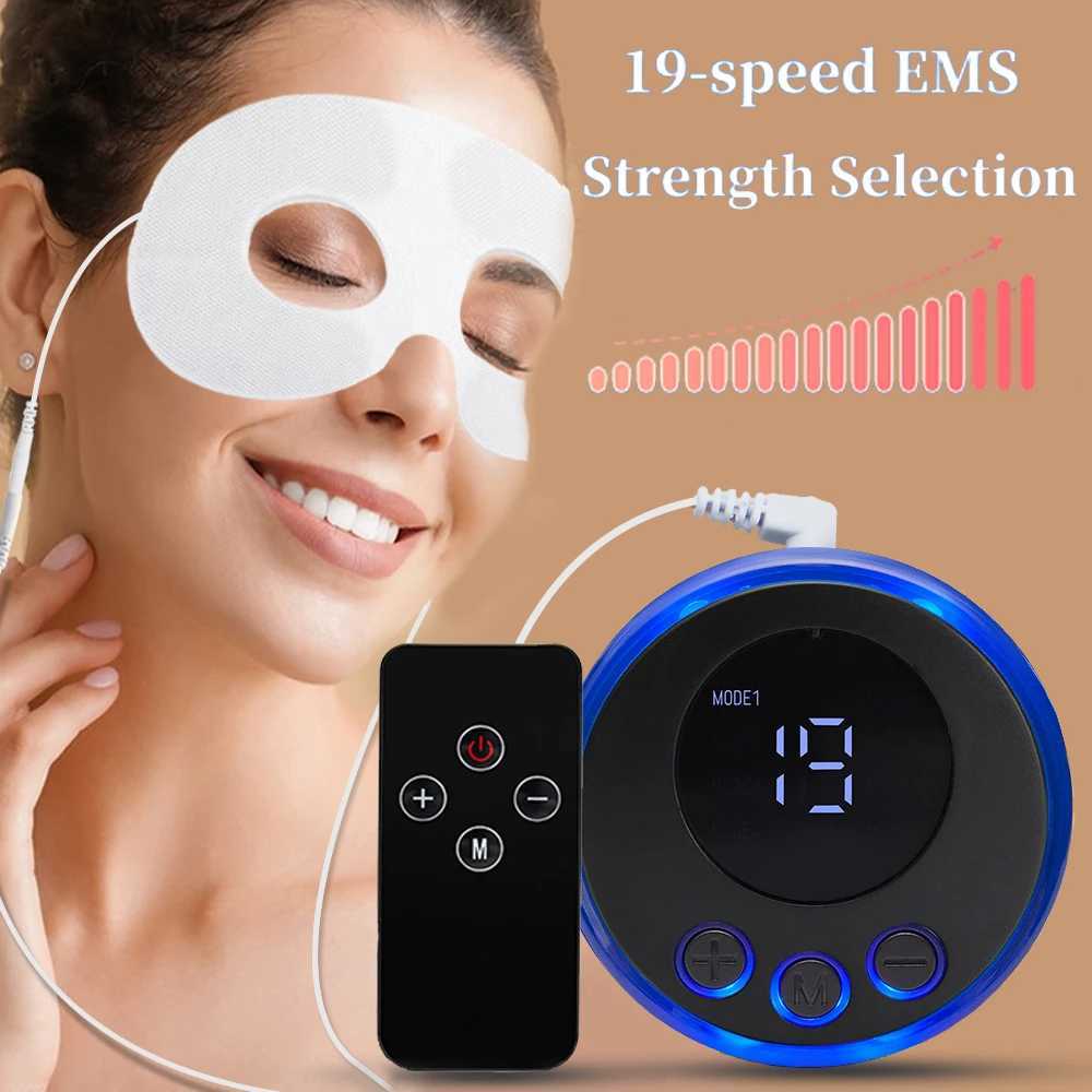 Microcurrent Eye Beauty Device Eyes Massage Skin Care EMS Facial Enhancement Anti Wrinkle Facial Neck Anti Dark Circles Remove Wrinkles W241213
