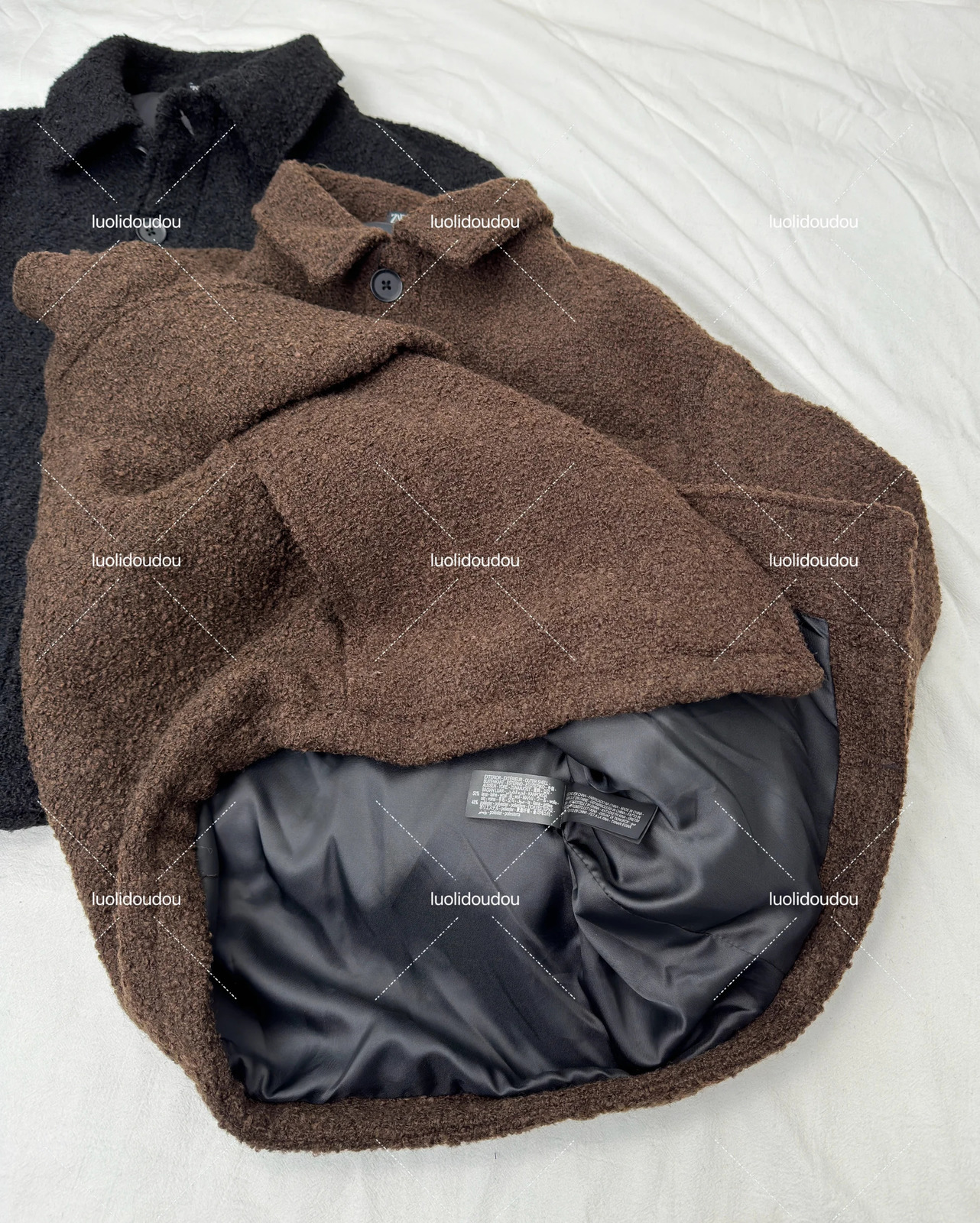 8281295 mens 53% wool autumn woolen lapel longsleeved jacket 241213