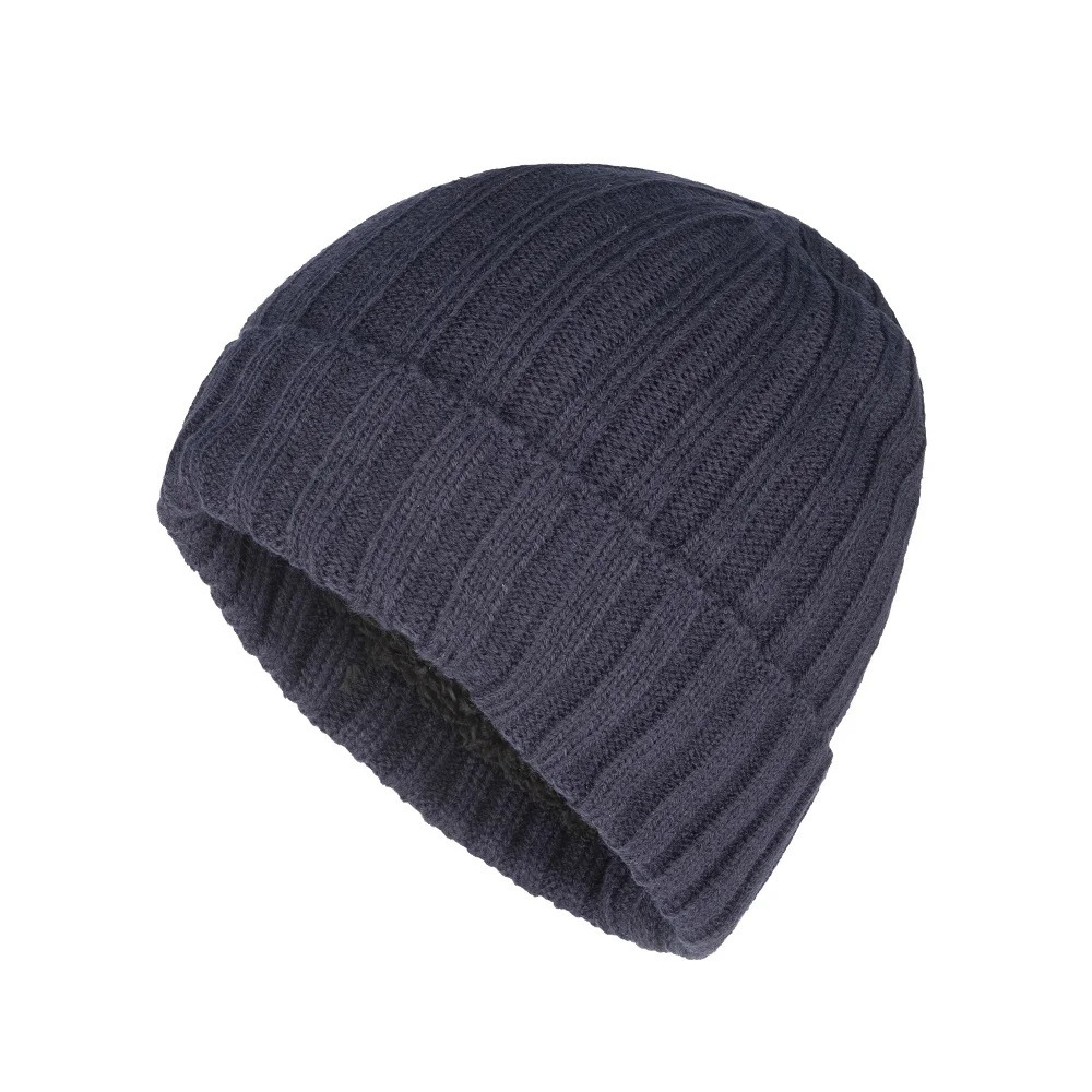 Connectyle Mens Classic Daily Skull Beanie Hat Soft Thick Wool Lining Earmuffs Warm Winter Rib Knitted Skull Watch Hat 241205