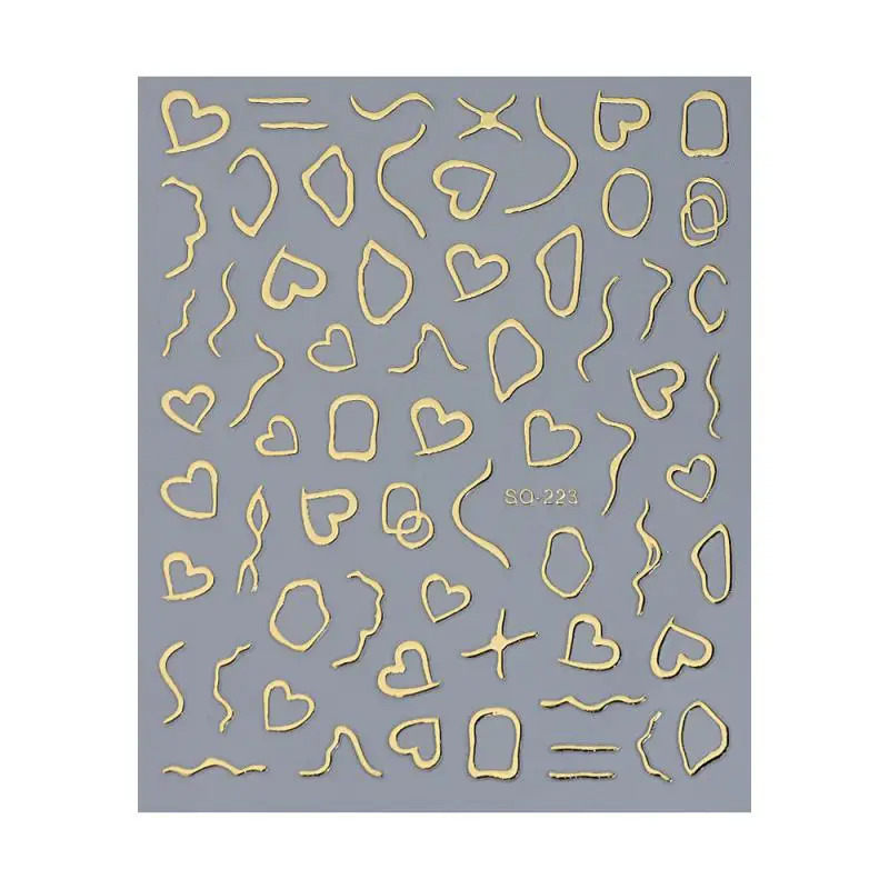 Nail Patch 3D Multi purpose Nail Tool Nail Stickers Laser Beauty Nail Decoration Colorful Nail Art Embossing 241205