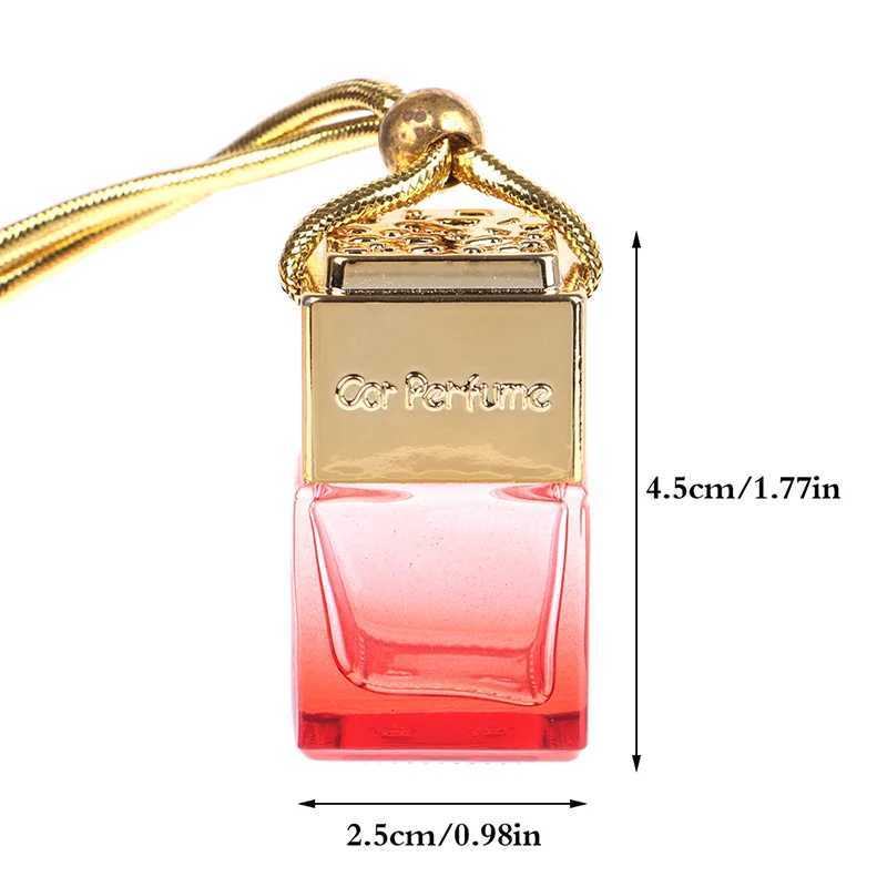 1pc Car Essential Oil Diffuser Fragrance Air ener Scent Perfume Bottle Ornament Hanging Empty Bottle Interior AccessoriesXJ241213