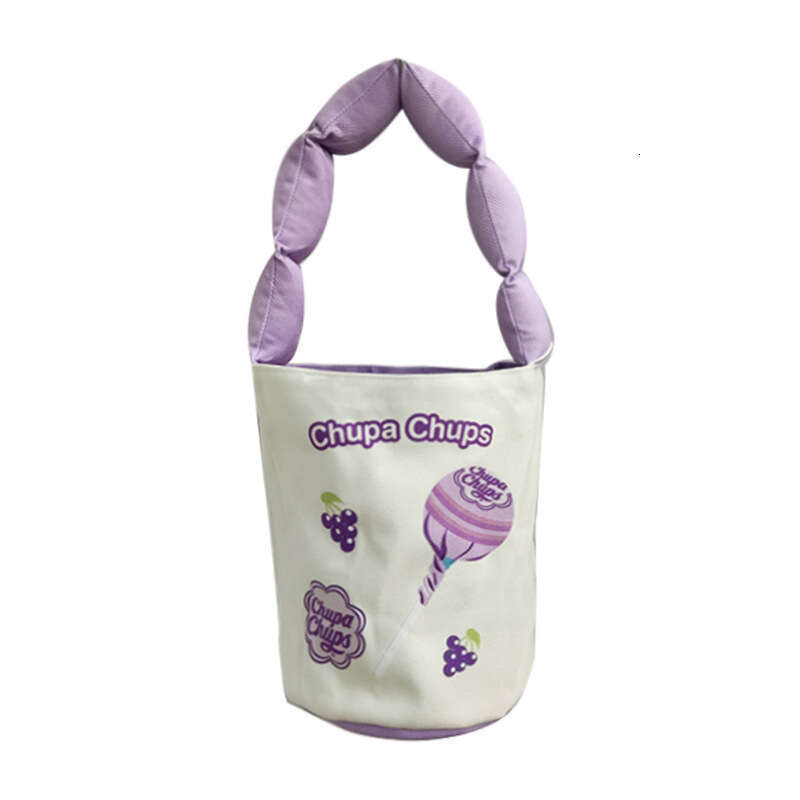 Treasure Bead New Canvas Small Design, Handbag, Underarm Women's Bucket Bag, Student Bag