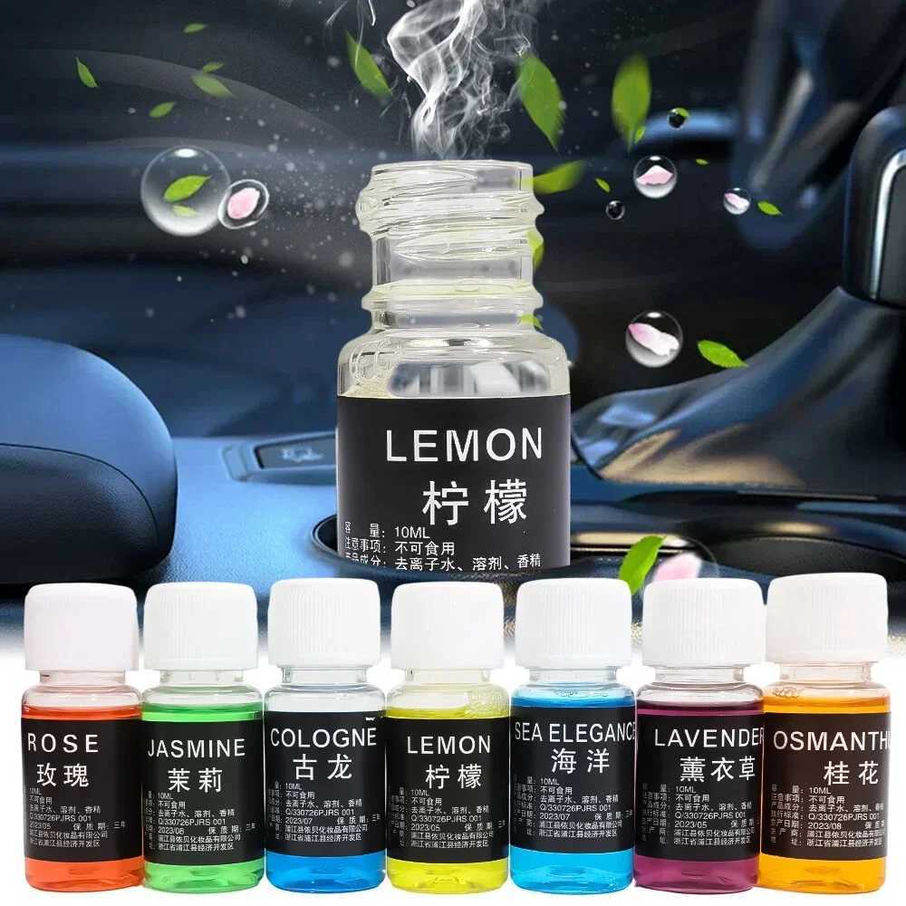 10ml Car Air eners Perfume Refill Car Air Vent Perfume Replenishment Essential Oil Aroma Diffuser Fragrance HumidifierXJ241213