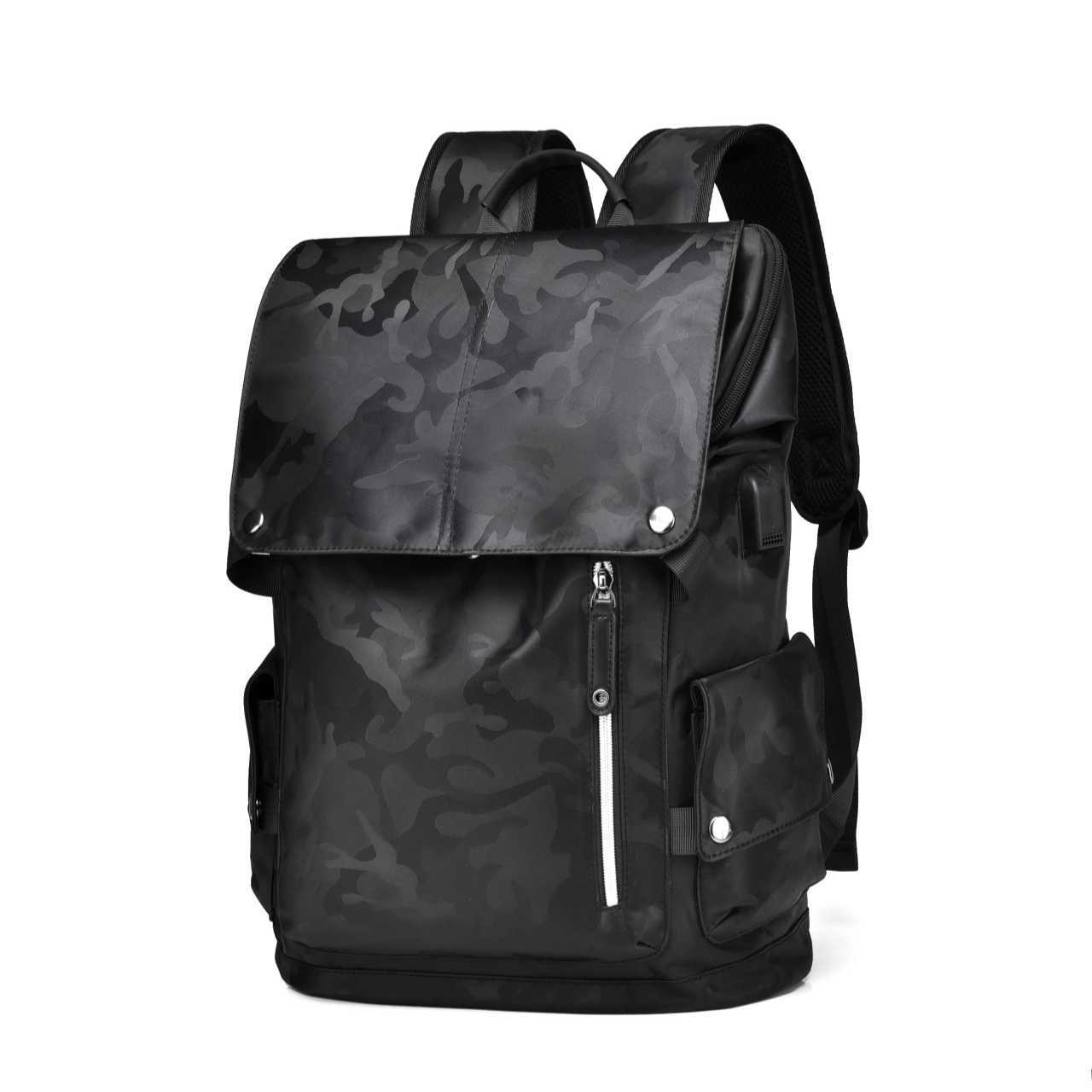 Fashionable Simple Business Backpack Computer Backpack Large Capacity Wear resistant Waterproof Travel Trend Backpack 241215