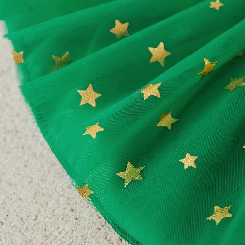 Suefenskry Baby Girl Christmas Set Soldier Embroidered Long Sleeve Sweatshirt Shining Star Printed Elastic Waist Gaul Skirt W241213