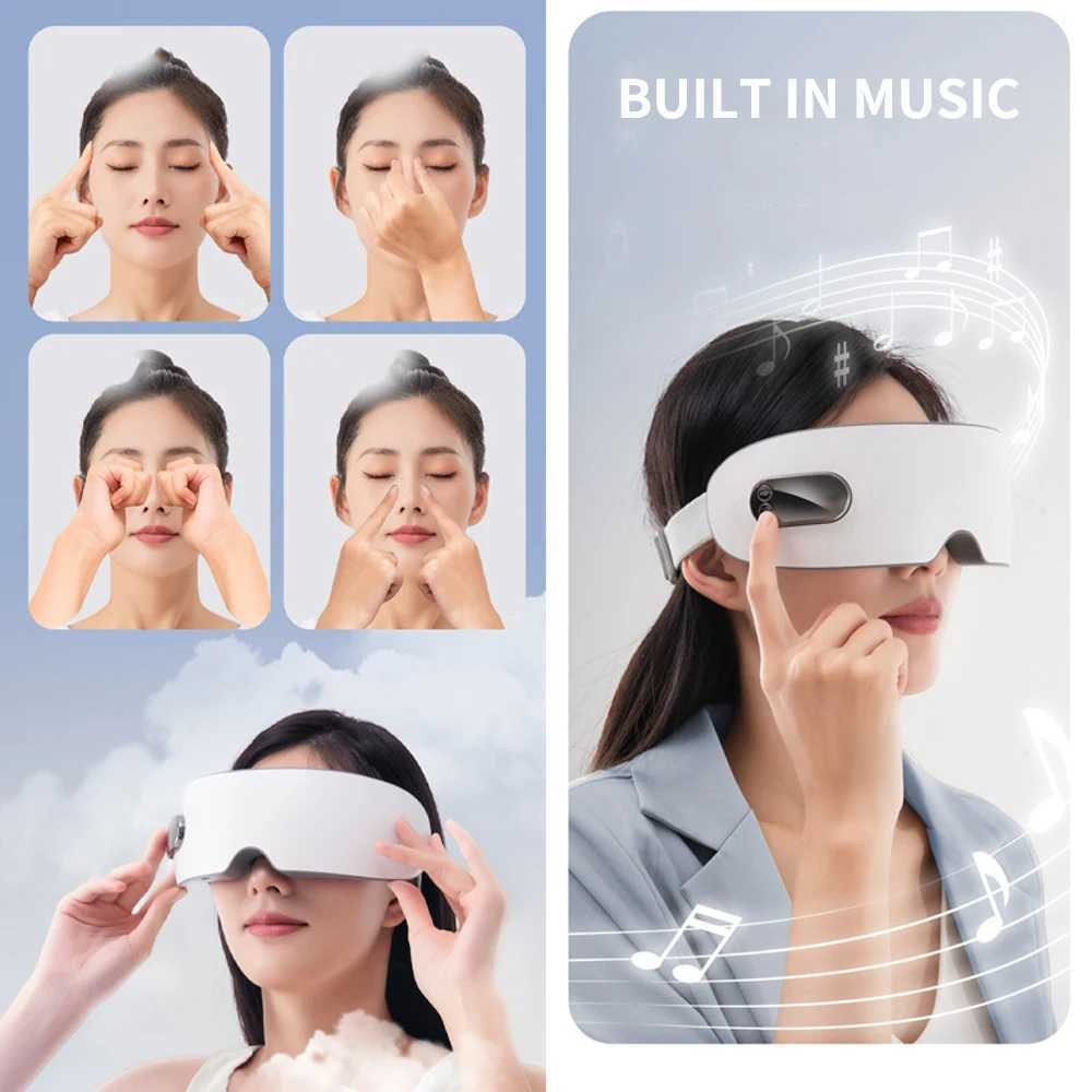 Steam Eye Massager Ultra Micron Atomization Eye Massager Multifunction Kneading Massage Eyes Hot Compress Relieve Eye Fatigue W241213