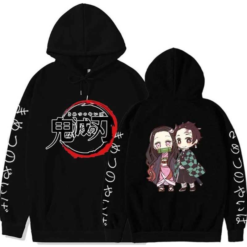 Rengoku Kyoujurou hooded sweatshirt role-playing clothing sweatshirt zipper mens anime black zipper W241213