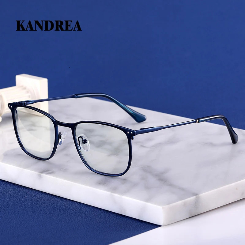 KANDREA Fashion Mens Ultralight TR90 Metal Myopia Glasses Frame Full Glasse 91339 241213